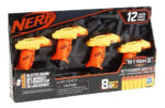 Pistola X 4 Unidades Nerf Juguete Infantil Accion + Dardos - Imagen 2