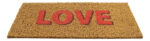 Felpudo Antideslizante Pvc 30x70 Cm Diseño Love Marrón Rojo Entrada Casa 70 Cm 30 Cm Marrón Y Rojo - Imagen 2