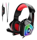 Auricular Headset Gamer Microfono Para Pc Ps4 Xbox Adaptador