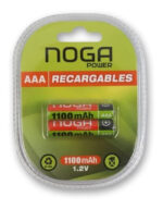 Combo 4 Pilas Pila Aaa Noganet Recargable Capacidad 1100mah - Imagen 4