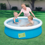 Pileta Inflable Redonda Bestway My First Fast Set 57241 De 1.52m X 38cm 477l Azul - Imagen 10