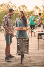 Parrilla Móvil Tramontina Tcp-400 40.9cm De Ancho 74.8cm De Alto 40.8cm De Profundidad Plateado - Imagen 5