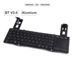 Teclado Bluetooth Plegable Dynacom Dy-046099 Aluminio Touchpad Ios Android Windows Gris - Imagen 7