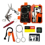 Kit De Emergencia Multiuso + Piezas Destornillador Linterna