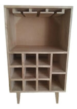 Vinoteca Copero Mini Bar De Madera Moderno Diseño Calidad