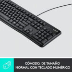 Teclado K120 Logitech Idioma Español España Negro - Imagen 5