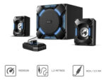 Parlantes Genius 2.1 Gamer Subwoofer Portatil Con Led 36w - Imagen 3