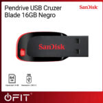Pendrive Sandisk Cruzer Blade Sdcz50-016g-b35 16gb 2.0 Liso Negro Y Rojo Negro/rojo - Imagen 6