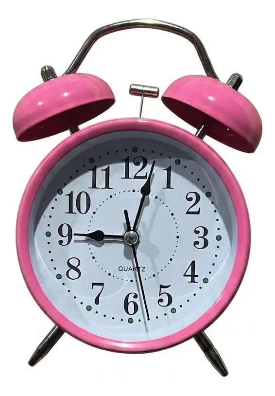 D_NQ_NP_868849-MLA112150734050_062026-F.jpg Reloj Despertador Analogico Redondeado Alarma Premium - Imagen 1