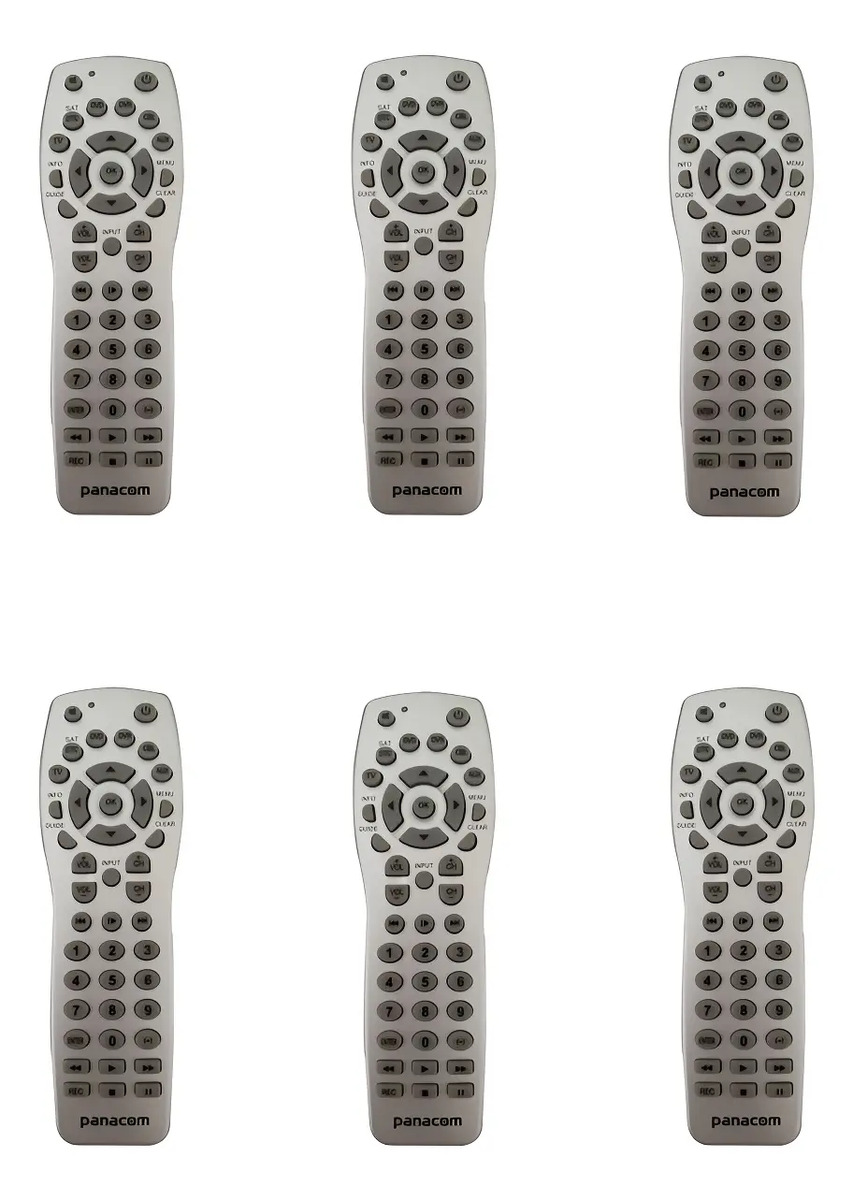 D_NQ_NP_869702-MLA92313171307_092025-F.jpg Set X 6 Controles Universal Tv Varios Dispositivos Premium - Imagen 1