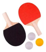 Kit Ping Pong 2 Paletas + 3 Pelotas + Red Extensible + Unica - Imagen 4