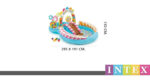 Pileta Tobogan Inflable Zona De Dulces De Playcenter Intex Azul - Imagen 2