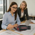 Pendrive Sandisk Cruzer Blade Sdcz50-016g-b35 16gb 2.0 Liso Negro Y Rojo Negro/rojo - Imagen 5