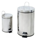 Cestos Tachos De Basura Residuo Acero Inoxidable 12 Y 3 Litros
