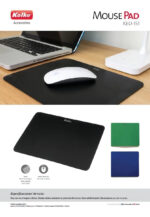 Mouse Pad Kolke Ked151 22x20cm Basico Color Negro - Imagen 3