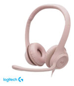 Audifono Logitech H390 Usb C/ Cancelación De Ruido Color Rosa - Imagen 2