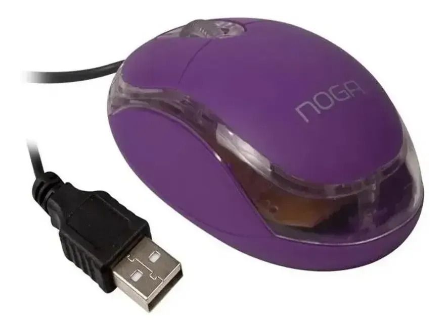 D_NQ_NP_897003-MLA110094072592_042026-F.jpg Mouse Basico De Oficina O Estudiante Tecnologia Optica Color Violeta - Imagen 1