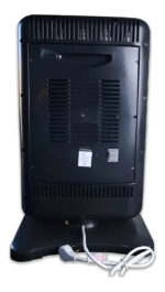 Estufa Electrica Velas 3 Calefactor Eiffel E521 1200 Watts Giratoria Color Negro - Imagen 3