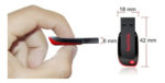 Pendrive Sandisk Cruzer Blade 8gb 2.0 Negro Y Rojo Negro/rojo - Imagen 9