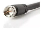 Cable Coaxil One For All Tda 5 Metros Conector Niquelado Negro