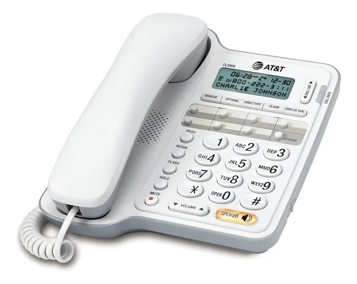 D_NQ_NP_913095-MLA91925247533_092025-F.jpg Telefono Fijo At&t Pantalla Led Con Id De Llamadas - Imagen 1