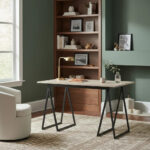 Escritorio Multifuncion Metal Madera Estilo Industrial Ramos
