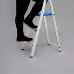 Escalera 3 Pendaños De Aluminio Resistente Calidad Premium - Imagen 4