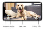 Camara Para Perros Wifi 1080p Nocturna Lanza Comida Altavoz - Imagen 4
