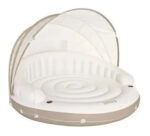 Colchoneta Inflable Con Toldo Intex Para Pileta Resistente - Imagen 2