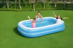 Pileta Inflable Rectangular Bestway Piscina Fast Set De 2.62m X 1.75m X 51cm 778l Azul Y Blanca Caja Azul/blanco - Imagen 3