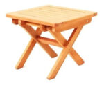 Set Plegable Jardin Mesa + 2 Reposeras Madera Reforzada Deco - Imagen 7