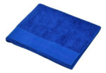 Toalla Benetton Para Mano Algodon Suave Diseño Calidad Color Azul Lisa Liso