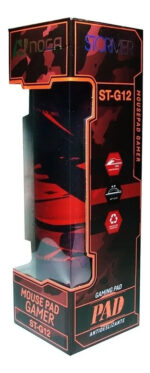 Mouse Pad Gamer Noga Stormer St-g12 De Goma 28cm X 75cm X 3mm Rojo/negro - Imagen 5
