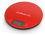 Balanza De Cocina Táctil Digital Ultracomb Bl-6001 Pesa Hasta 3kg Precisión Rojo 3 Kg