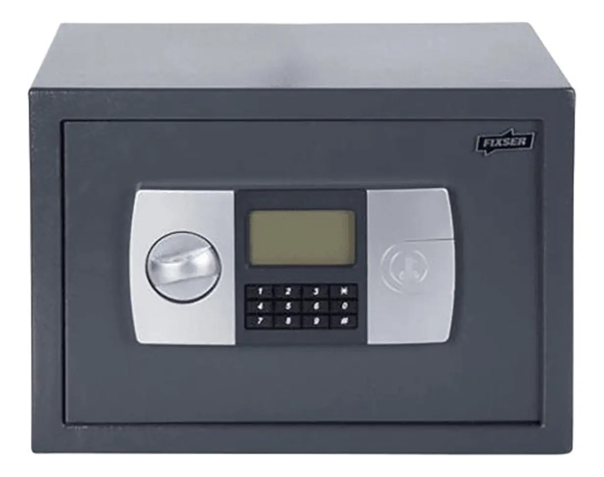D_NQ_NP_940564-MLA75714255321_042024-F.jpg Caja Fuerte Digital 35x25x25 + 2 Llaves Teclado Beige Acero - Imagen 1
