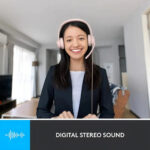Audifono Logitech H390 Usb C/ Cancelación De Ruido Color Rosa - Imagen 8