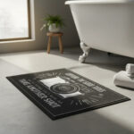 Alfombra De Baño Antideslizante Para Ducha Plastico Diseño Premium
