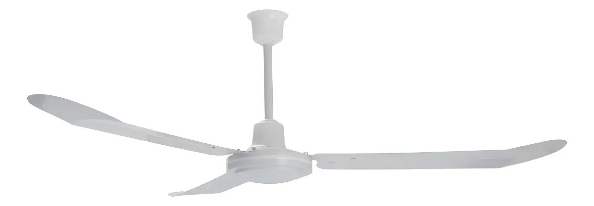 D_NQ_NP_954232-MLA95522573549_102025-F.jpg Ventilador De Techo Halux Cb-56 Con 3 Palas De Metal Color Blanco Estructura Color Blanco, 1.42m De Diámetro 1.42 M - Imagen 1