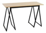 Escritorio Para Oficinas Madera Metal Moderno Industrial - Imagen 5