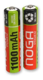 Set De 10 Pilas Aaa Pila Noganet Recargables Capacidad 1100 - Imagen 3