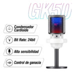 Microfono Profesional Gamer Condensador Havit Gk50 Calidad - Imagen 3