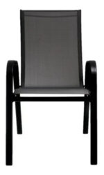 Silla Reposera De Jardin Exterior Aluminio Apilable En Ramos - Imagen 12