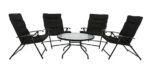 Set De Mesa + 4 Sillas Plegables Exterior Interior Diseño