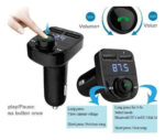 Transmisor Inalambrico 12v Fm Bluetooth Usb Carga Rapida - Imagen 5