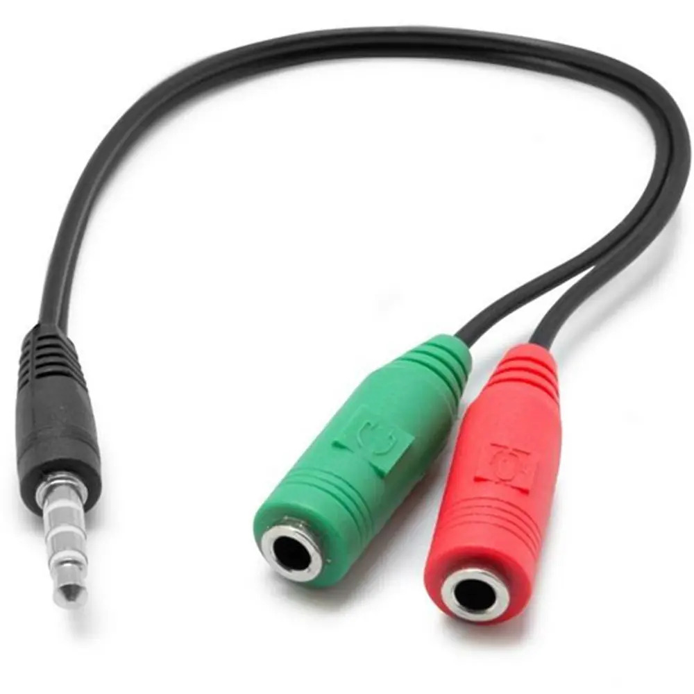 D_NQ_NP_982001-MLA31139558341_062019-F.jpg Cable Adaptador Mic Auricular A Jack 3.5 Para Celular Ps4 Pc - Imagen 1