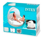Colchoneta Inflable Con Toldo Intex Para Pileta Resistente - Imagen 3