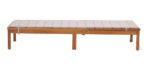 Reposera De Madera Almohadon Reclinable Con Diseño Reforzado - Imagen 2