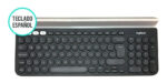 Teclado Logitech Qwerty Español De Latinoamérica Color Negro Y Blanco Negro/blanco - Imagen 6