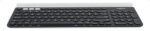 Teclado Logitech Qwerty Español De Latinoamérica Color Negro Y Blanco Negro/blanco - Imagen 2