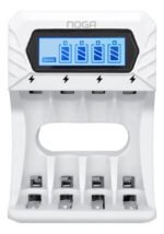 Cargador De Pila Usb Noga 4 Puertos Aa/aaa Digital 220v